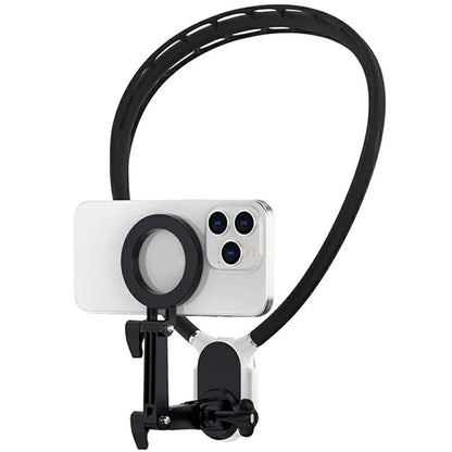 SX-P05 Outdoor Sports POV Magnetic Phone Neck Mount Hands Free Bracket for Action Camera