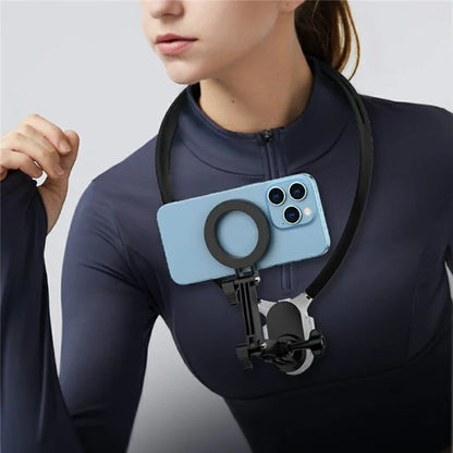 SX-P05 Outdoor Sports POV Magnetic Phone Neck Mount Hands Free Bracket for Action Camera