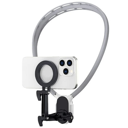 SX-P05 Outdoor Sports POV Magnetic Phone Neck Mount Hands Free Bracket for Action Camera