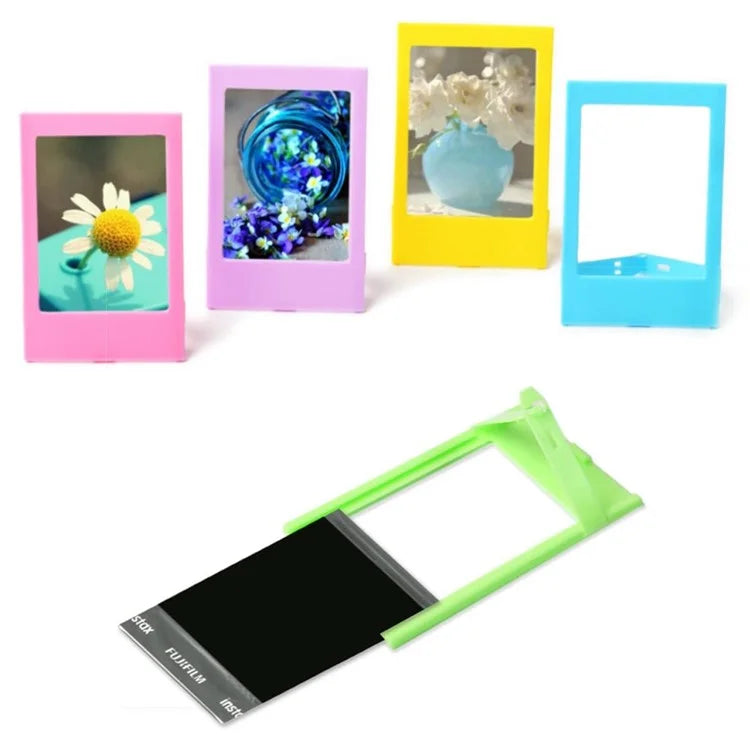 For Fujifilm Instax mini 12 / 11 / 9 / 8+ / 8 PU Leather Camera Bag with Photo Frame Album Stickers Kit Set