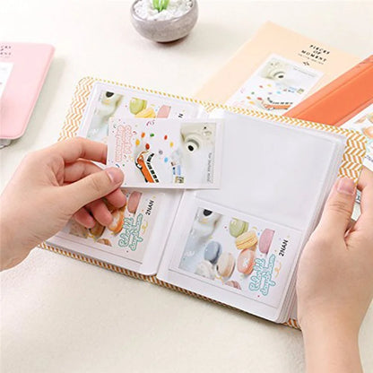 For Fujifilm Instax mini 12 / 11 / 9 / 8+ / 8 PU Leather Camera Bag with Photo Frame Album Stickers Kit Set