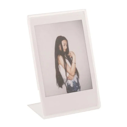 3Pcs Acrylic Photo Frame for Fujifilm Instax Mini 12 / 11 / 9 / 8 Tabletop Transparent Display 3" Photo Album Stand