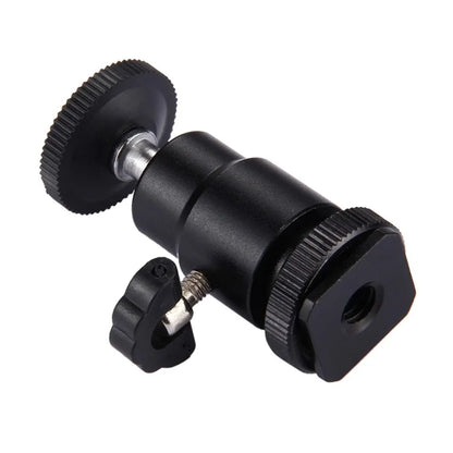 PULUZ PU211 Mini Ball Head Hot Shoe Tripod Head 1 / 4 inch Tripod Screw Head with Lock