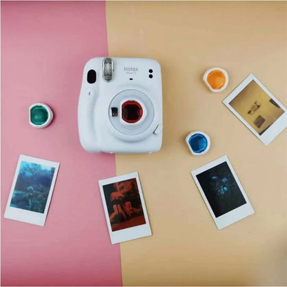Accessories Kit for Fujifilm Instax Mini 11 Instant Camera Parts with Protective PU Leather Case, Photo Album, Frames, DIY Sticker, Filter