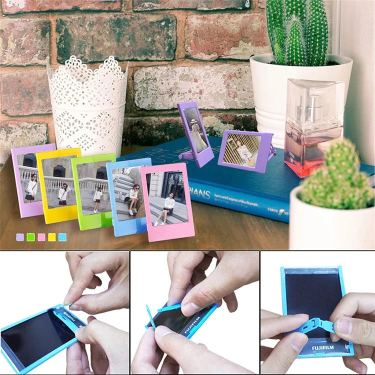 For Instax Mini 12 7-in-1 Accessories Kit Camera Bag Album Photo Frame Stickers Lens Set