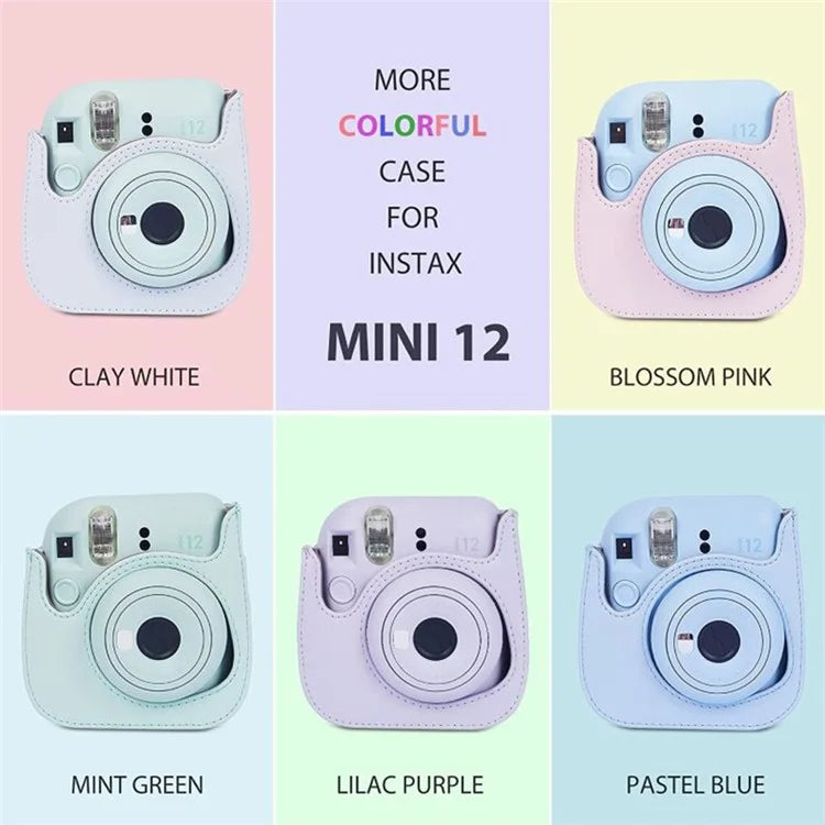 For Instax Mini 12 7-in-1 Accessories Kit Camera Bag Album Photo Frame Stickers Lens Set