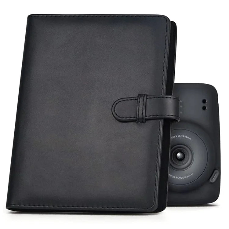 For Instax 3-inch Photos Storage Album 256 Pockets PU Leather Photo Storage Book