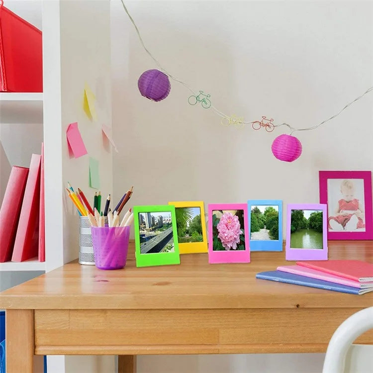 For Instax 3-inch Photos Storage Album 256 Pockets PU Leather Photo Storage Book