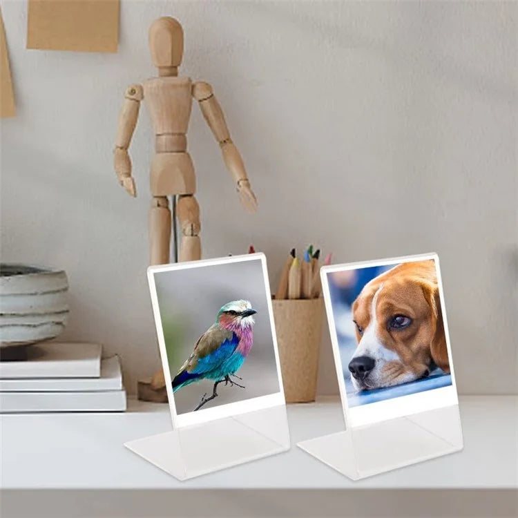 Accessories Kit for Instant Camera Parts with PU Leather Album, Acrylic Photo Frames, Stickers