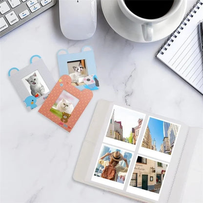 Accessories Kit for Instant Camera Parts with PU Leather Album, Acrylic Photo Frames, Stickers