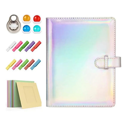 For Fujifilm Instax Mini 11 / 12 Instant Camera Accessories Kit with PU Leather Album, Filters, Photo Frames