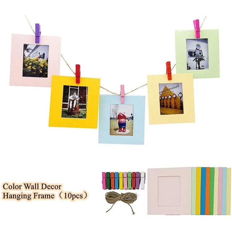 For Fujifilm Instax Mini 11 / 12 Instant Camera Accessories Kit with PU Leather Album, Filters, Photo Frames