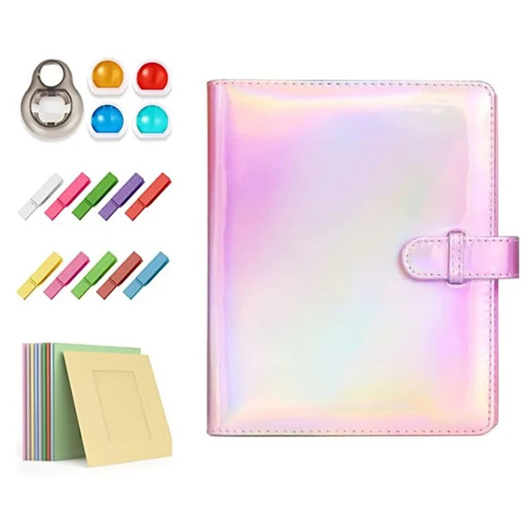 For Fujifilm Instax Mini 11 / 12 Instant Camera Accessories Kit with PU Leather Album, Filters, Photo Frames