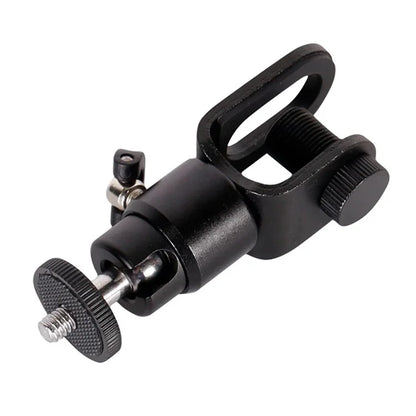 C038 1 / 4" Screw Aluminum Alloy Laptop Monitor Clip Fill Light Holder for Live Broadcast Conference