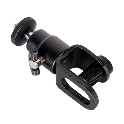 C038 1 / 4" Screw Aluminum Alloy Laptop Monitor Clip Fill Light Holder for Live Broadcast Conference