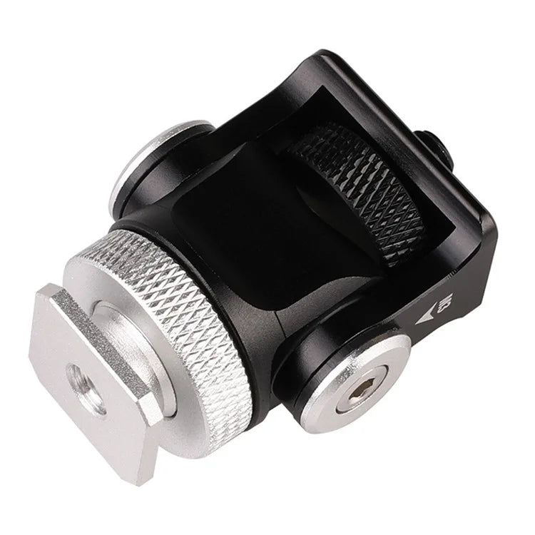 C037 360-Degree Rotating Gimbal for SLR Camera Quick Release Mount Adapter with Hot Shoe, 1 / 4 Screw Hole