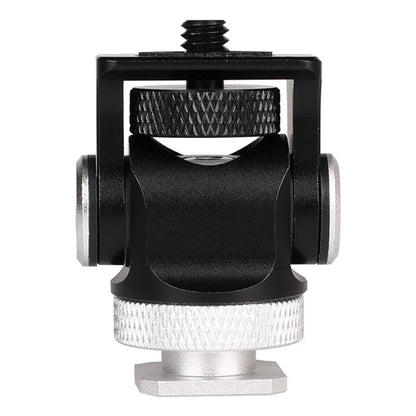 C037 360-Degree Rotating Gimbal for SLR Camera Quick Release Mount Adapter with Hot Shoe, 1 / 4 Screw Hole