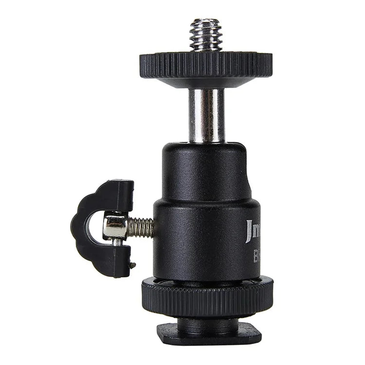 JMARY BH-02 360-Degree Rotating Tripod Adapter with 1 / 4 Screw for LED Lights, Monitors, Mic, Camera