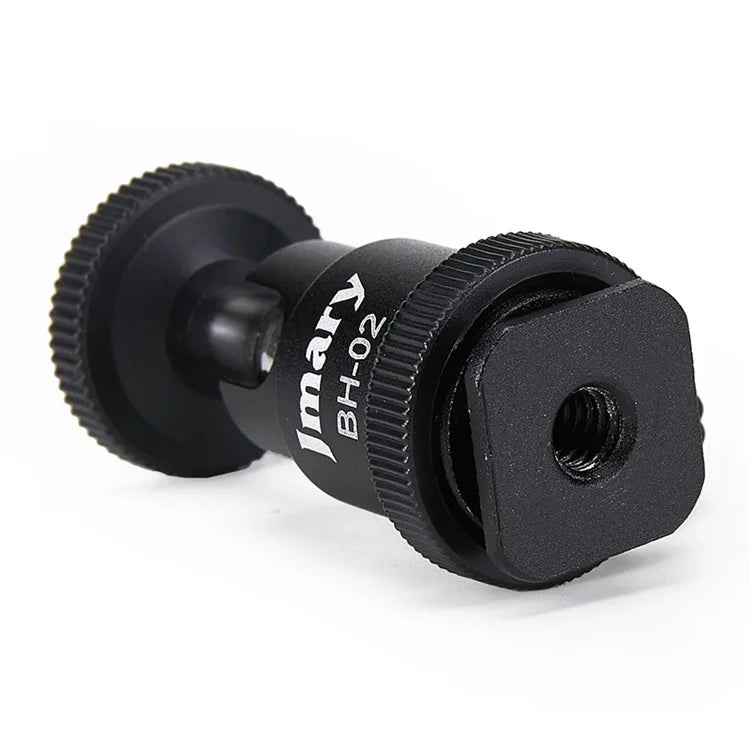 JMARY BH-02 360-Degree Rotating Tripod Adapter with 1 / 4 Screw for LED Lights, Monitors, Mic, Camera