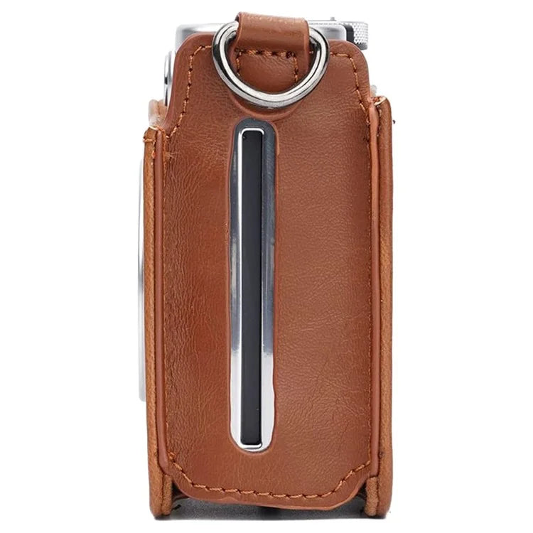 For Instax mini Evo PU Leather Retro Camera Bag Anti-drop Protective Cover with Shoulder Strap