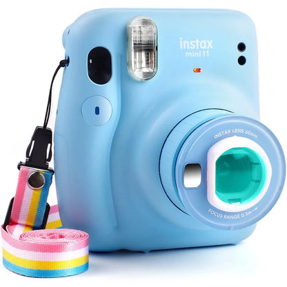 4Pcs Camera Filter for Instax Mini 11 / 12 Red Orange Green Blue Lens Filter Set