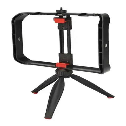 JMARY MT-33 ABS Video Recording Vlog Mobile Phone Rig Cage with Tripod