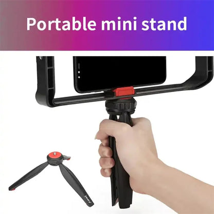 JMARY MT-33 ABS Video Recording Vlog Mobile Phone Rig Cage with Tripod