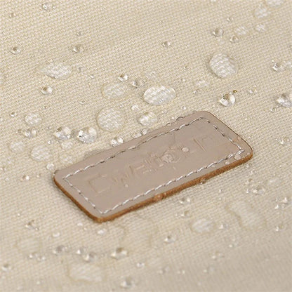 CWATCUN N1 Size M Portable Canvas Camera Storage Crossbody Bag for 1 Camera + 2 Lens