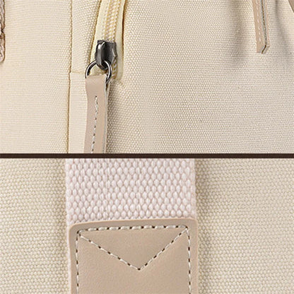 CWATCUN N1 Size M Portable Canvas Camera Storage Crossbody Bag for 1 Camera + 2 Lens