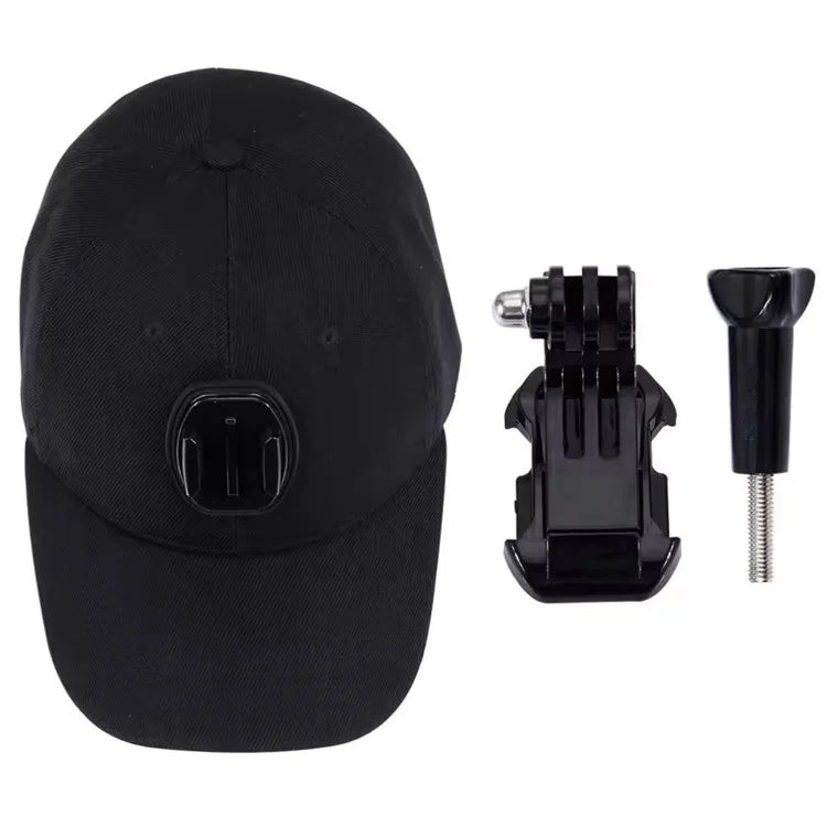 G243 For GoPro / Xiaoyi Sports Camera Mount Hat Camera Holder Cotton Baseball Cap