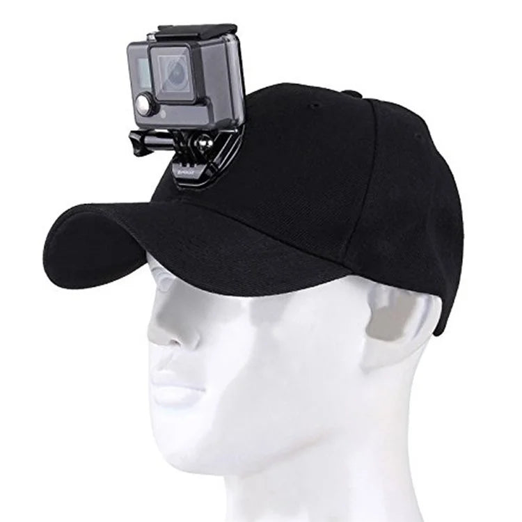 G243 For GoPro / Xiaoyi Sports Camera Mount Hat Camera Holder Cotton Baseball Cap