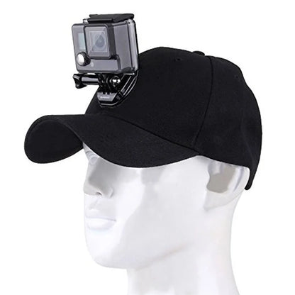 G243 For GoPro / Xiaoyi Sports Camera Mount Hat Camera Holder Cotton Baseball Cap