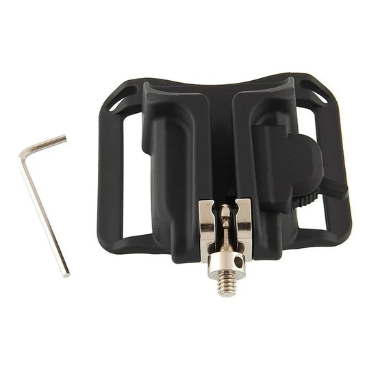 A649 Closed ABS+Metal Camera Belt Clip Waist Belt Holster Holder 1 / 4 Inch Screw Mount Quick Release Hanger
