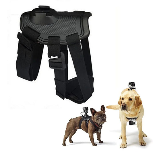 GP197 Action Camera Mount Pet Dog Harness Adjustable Chest Strap