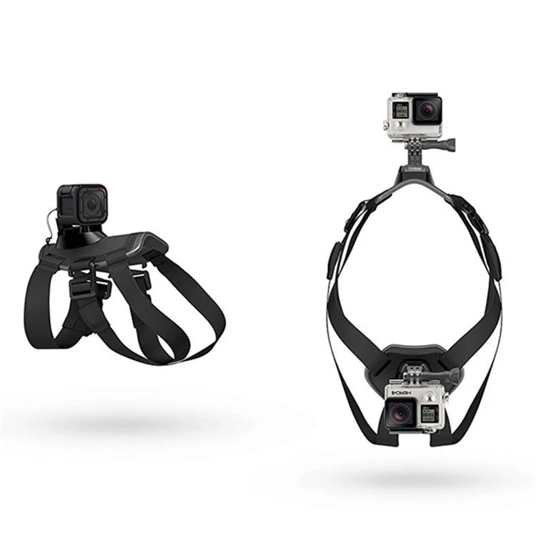 GP197 Action Camera Mount Pet Dog Harness Adjustable Chest Strap