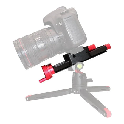 H045 Camera Tripod Slider Macro Slide Rail Photography Quick Release Plate Clamp Base