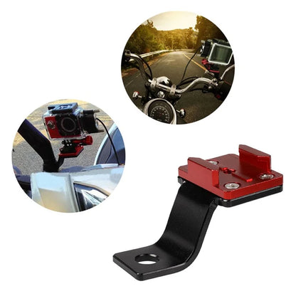G082 For GoPro Action Camera Motorcycle Rearview Mirror Mount Bracket CNC Aluminum Alloy Camera Holder