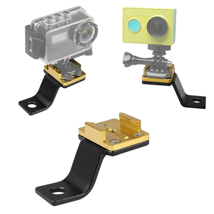 G082 For GoPro Action Camera Motorcycle Rearview Mirror Mount Bracket CNC Aluminum Alloy Camera Holder