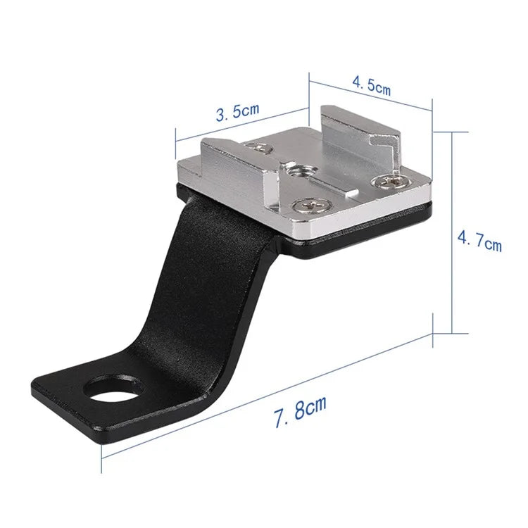 G082 For GoPro Action Camera Motorcycle Rearview Mirror Mount Bracket CNC Aluminum Alloy Camera Holder