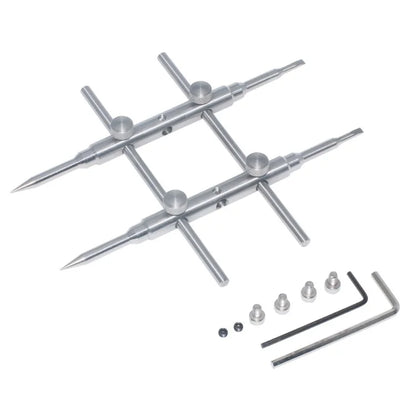 PL01 Dual Head Precise Lens Spanner Stainless Steel Camera Lens Repair Removal Wrench Tool