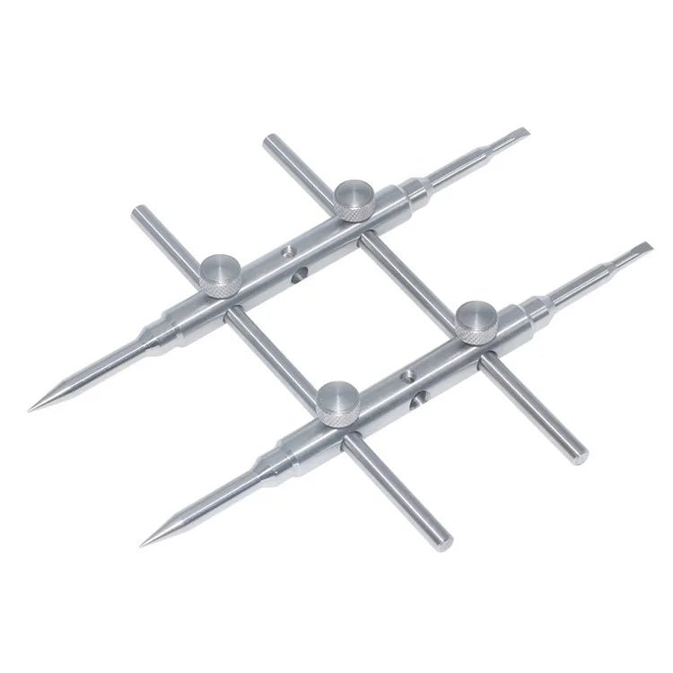 PL01 Dual Head Precise Lens Spanner Stainless Steel Camera Lens Repair Removal Wrench Tool