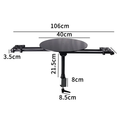 Z082 360 Degrees Rotation Surround Shooting Platform Watch Bag Professional Photography Table
