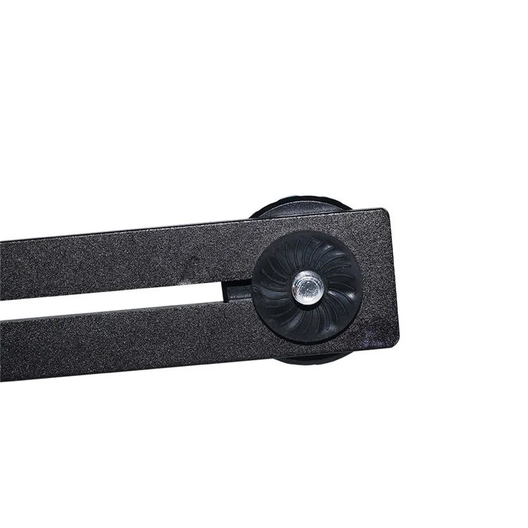 L084 1 / 4 Inch Dual Camera Mount Bracket Aluminum Alloy Extension Bar Bracket for DSLR LED Flash Light