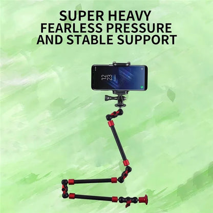 Z054 Camera Clamp Mount with Articulating Magic Arm Adjustable Metal Cantilever Bracket