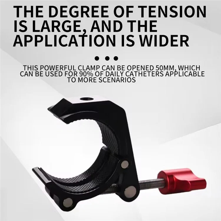 Z076 for DSLR Camera Super Clamp with 1 / 4" Threaded Holes Crab Shaped Camera Clamp Mount