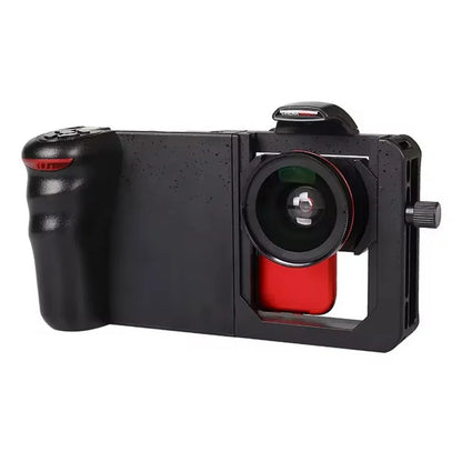 H038 Universal Phone Cage Video Stabilizer Grip Vlogging Video Recording Smartphone Frame