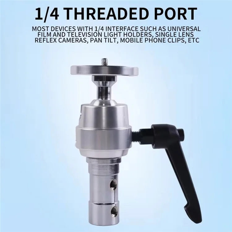 Z058 High Strength Aluminum Alloy Gimbal Bracket Photograph Adapter for Tripod