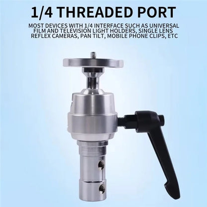 Z058 High Strength Aluminum Alloy Gimbal Bracket Photograph Adapter for Tripod