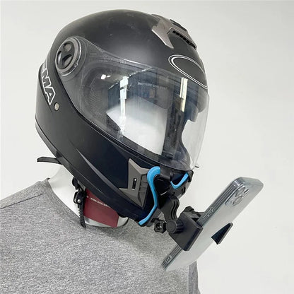 GR19 Motorcycle Helmet Mount Chin Bracket for GoPro Hero / Insta360 / SJCAM Action Cameras