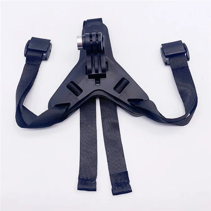 GR19 Motorcycle Helmet Mount Chin Bracket for GoPro Hero / Insta360 / SJCAM Action Cameras